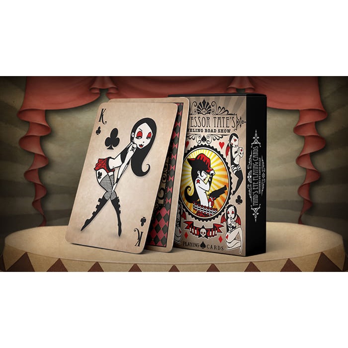 Bài tây ảo thuật chính hãng từ Mỹ : Professor Tate's Travelling Road Show Vintage Edition Playing Cards