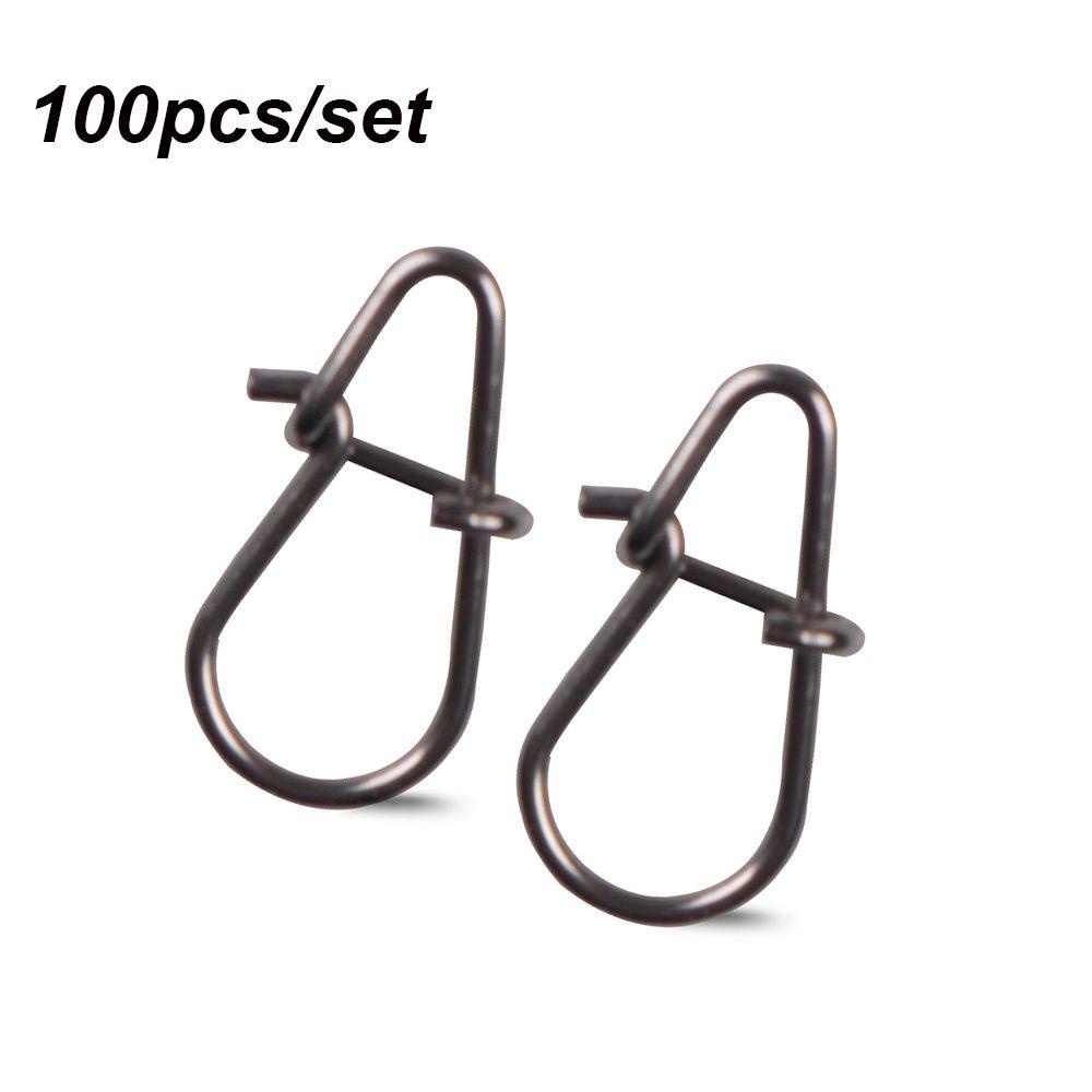 100 Vòng Treo Dây Câu Cá Bằng Thép Không Gỉ Mới