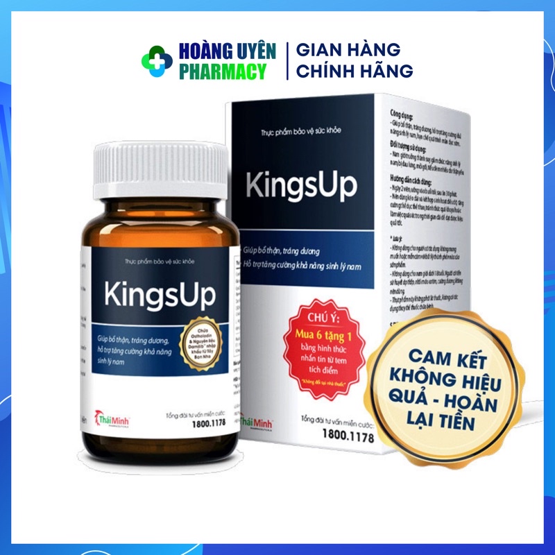 Kingsup - tăng cường sinh lý nam - Hộp 30 viên