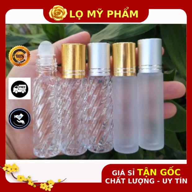 Lọ Chiết Nước Hoa ❤ GIÁ TỐT NHẤT ❤ Vỏ Bi Lăn 10ml chiết nước hoa, dầu dừa , phụ kiện du lịch