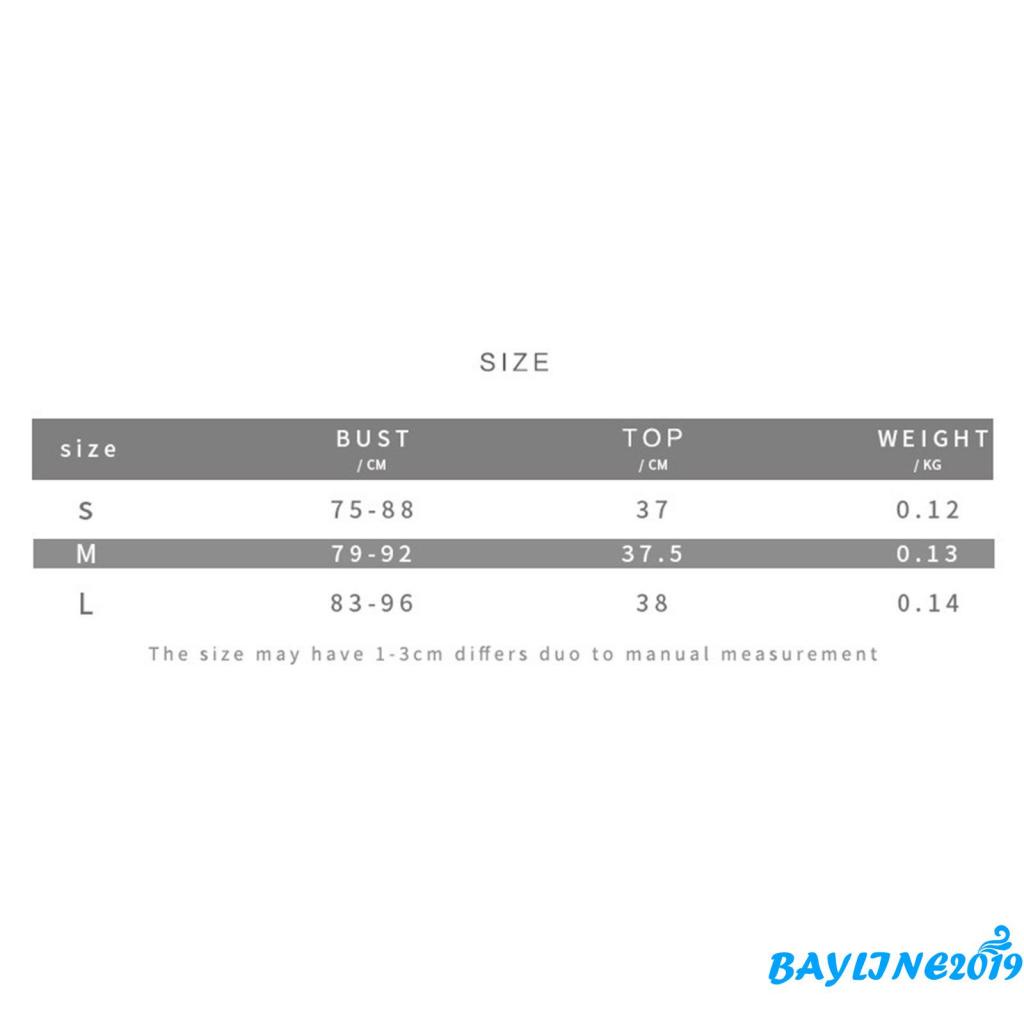 Bay-female Áo Croptop Không Tay Màu Tương Phản Thời Trang Mùa Hè Size S / M / L