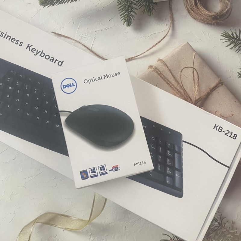 Bộ bàn phím chuột Dell KB218 + MS116 - Hàng Công Ty ( OMEN ) bảo hành 1 năm