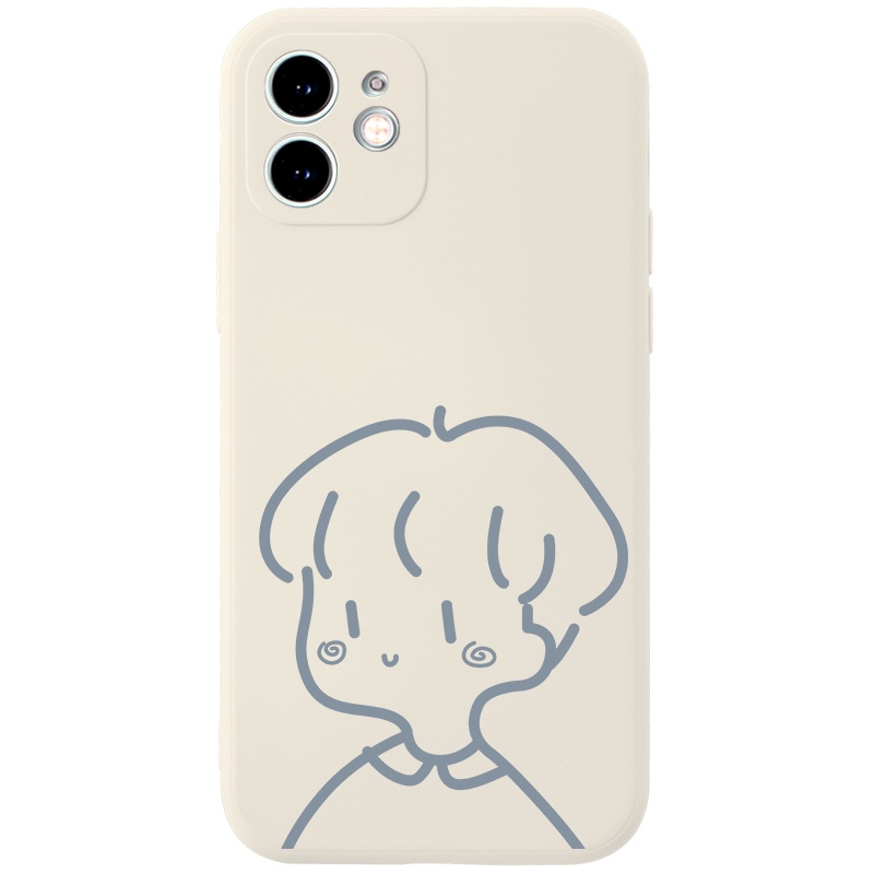 Ốp điện thoại JEERO hoạt hình cặp đôi thích hợp cho IPHONE 13 12 11 PRO MAX SE 2020 X XR XS ip 8 7 6 6S PLUS HFC303