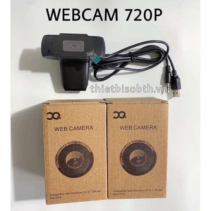 Webcam Có Mic Cho Máy Tính Học Online - Trực Tuyến - Hội Họp - Gọi Video hình ảnh sắc nét 720p