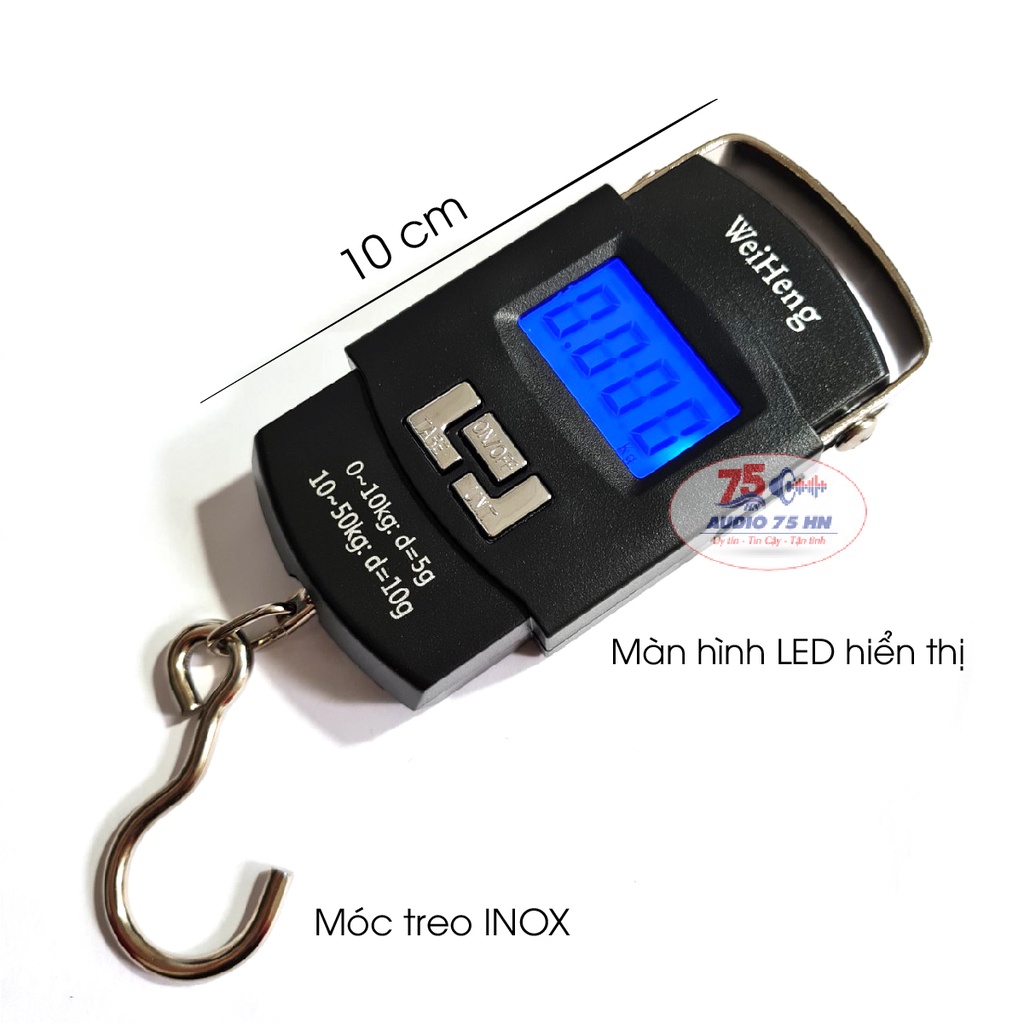 {Cam kết Chính hãng} Cân Điện Tử Cầm Tay 50kg WH A08 Chính Xác Cao, nhỏ gọn tiện lợi