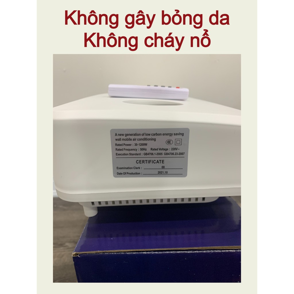 Máy sưởi gốm - Máy sưởi gốm KAIDO KD960 Điều khiển điện tử và điều khiển bằng điều khiển từ xa BH chính hãng 12 tháng