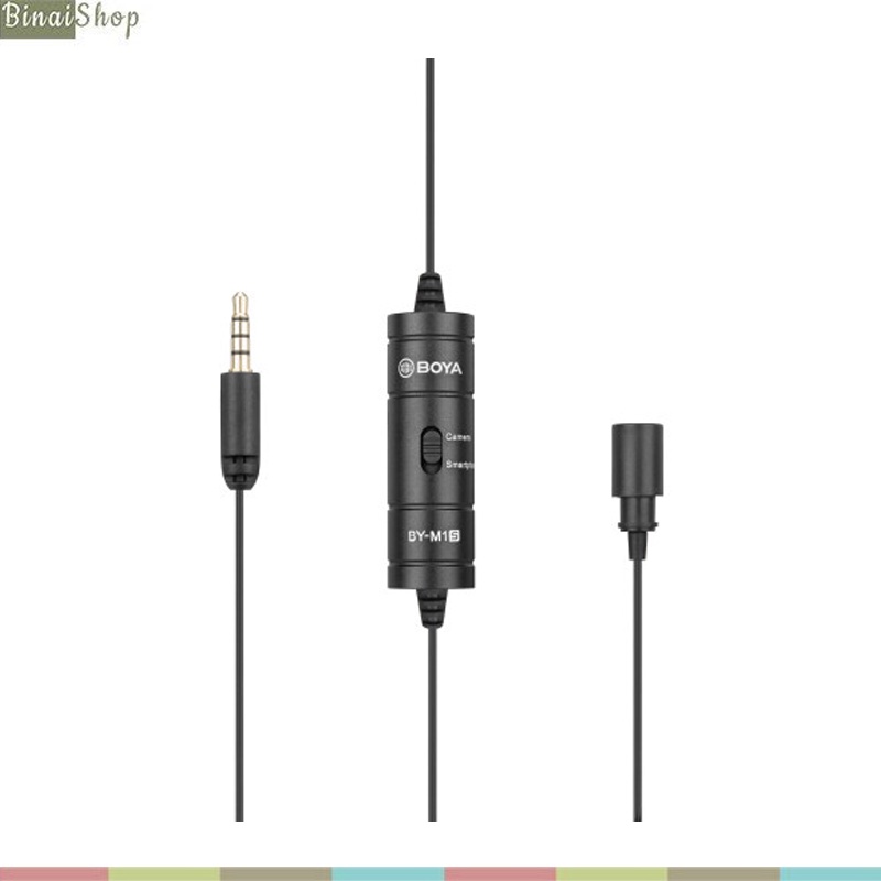 Micro Cài Áo Cho Máy Ảnh, Máy Quay, Smartphone, PC, Laptop Boya BY-M1 / BY-M1S