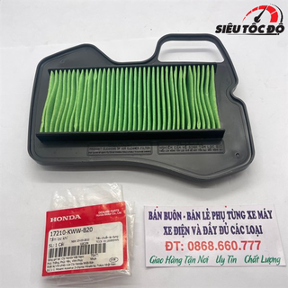 Lọc gió wave s 110 ,110 chế cơ , blade số 110, wave a 110 zin honda - 17210kwwb20