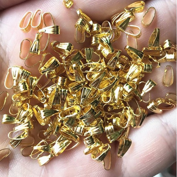 Set 150 Nút Khóa Xỏ Vòng cổ 4*8mm DIY