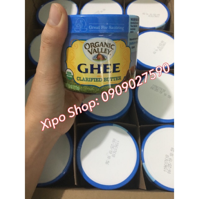 [Mã 159FMCGSALE giảm 8% đơn 500K] Bơ Ghee Hữu Cơ Valley 212g