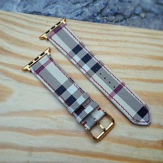 [BẢO HÀNH 1 THÁNG] Dây Apple Watch Thời Trang Chỉ Khâu Tay Thủ Công - Mẫu BBR 1