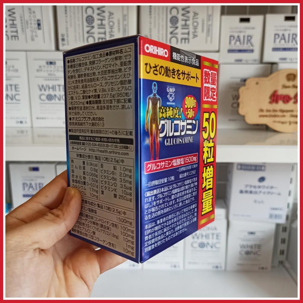 Viên uống bổ sung Glucosamine ORIHIRO Nhật Bản giảm đau xương khớp