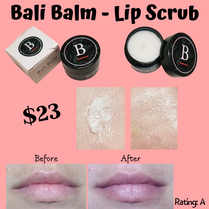 Tẩy tế bào chết cho môi Bali Balm rồi Pineapple Lip Scrub