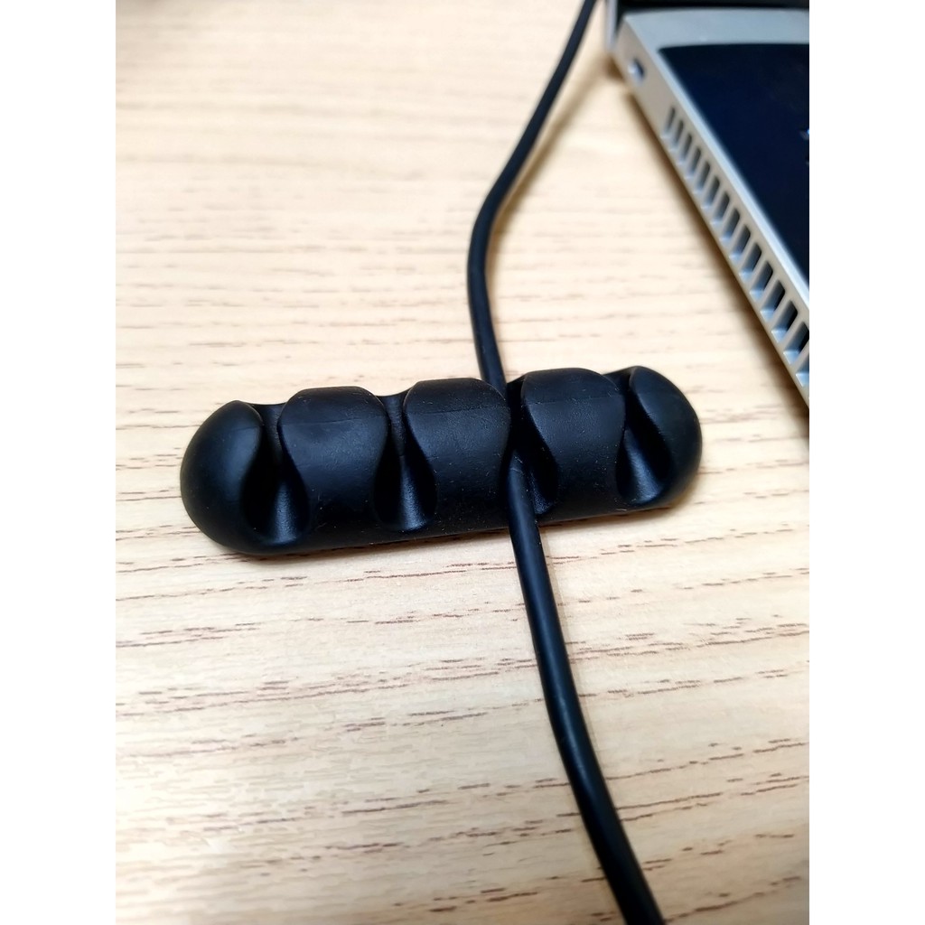 Nút silicon giữ dây sạc điện thoại, dây usb, dây điện trên bàn làm việc, ô tô | BigBuy360 - bigbuy360.vn