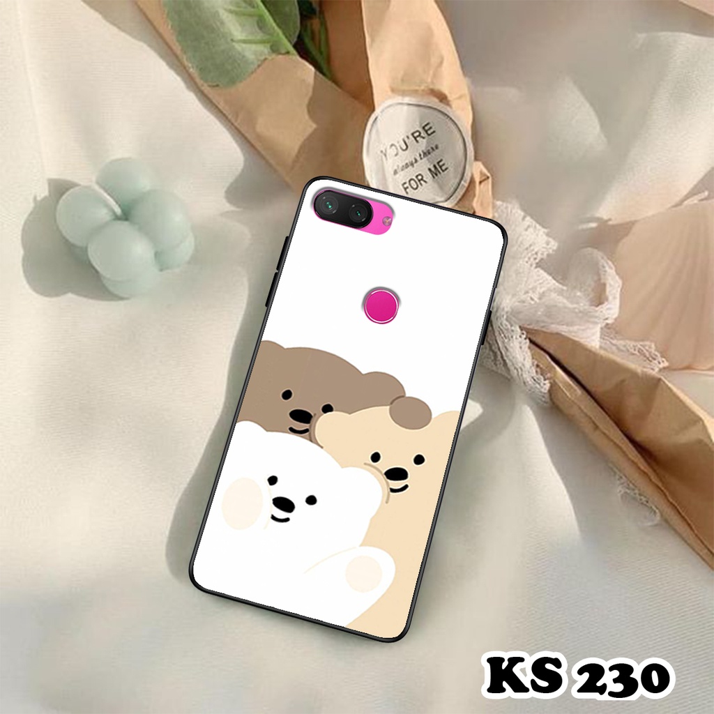 Ốp lưng Xiaomi Mi 8 - Mi 8 Lite - Mi 8 SE - Mi 9 - Mi 9 SE - Ốp in hình gấu bear ngộ nghĩnh