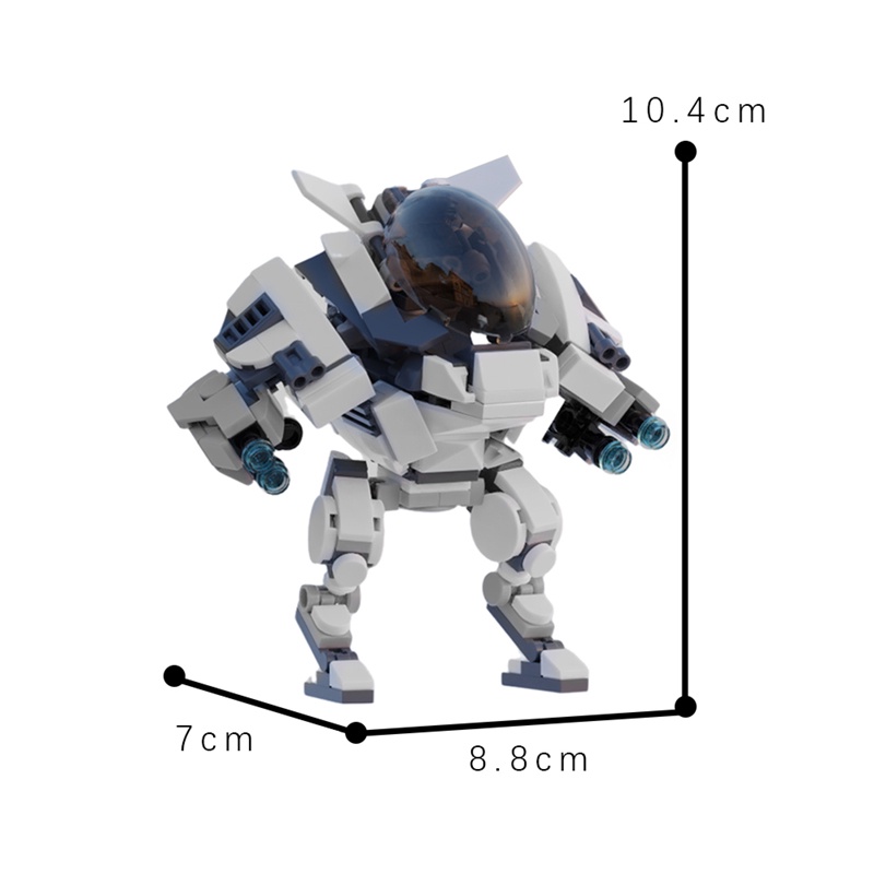 Bộ 252 Mô Hình Đồ Chơi Robot Chiến Đấu MOC-29333 Độc Đáo