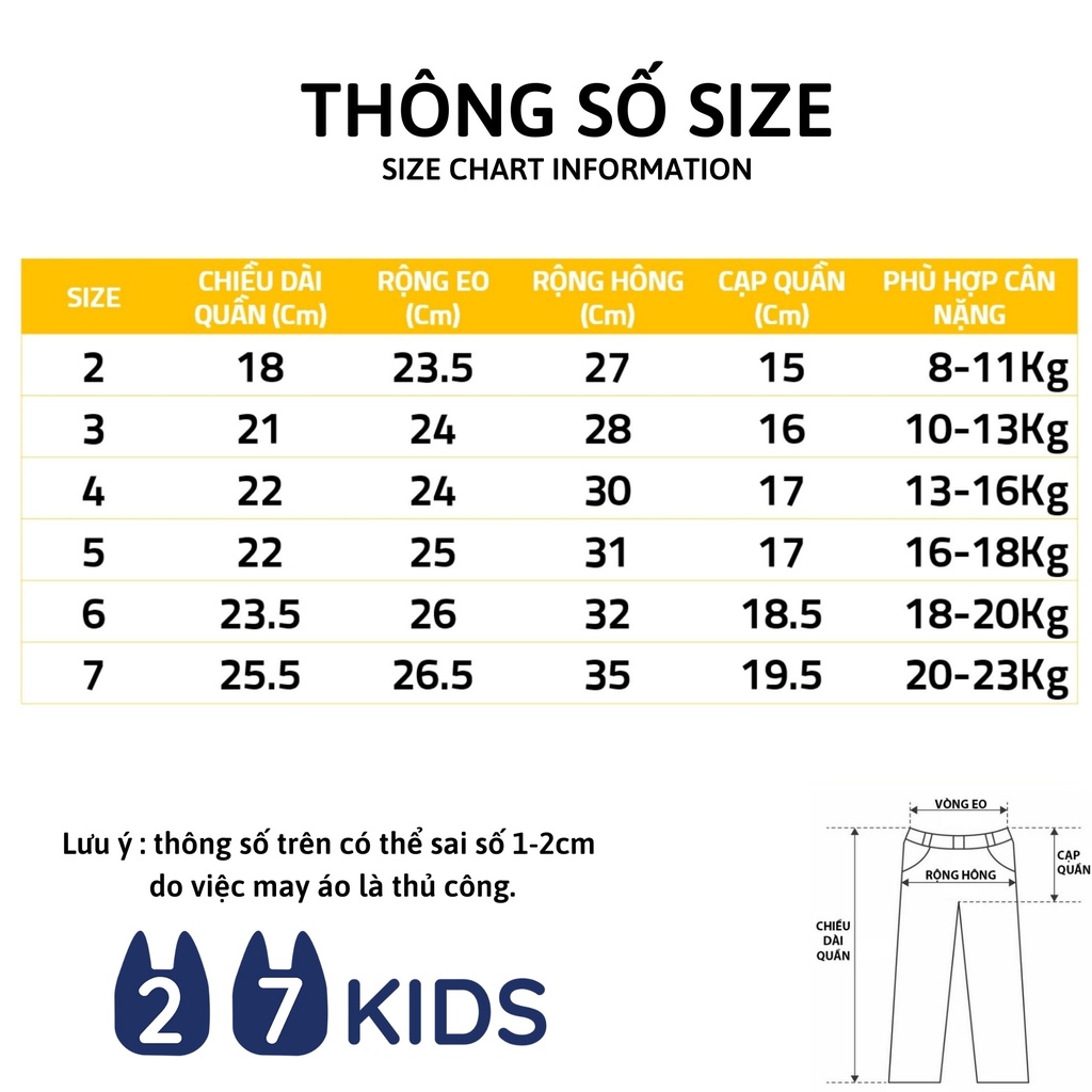 Quần short bé gái 27kids Jumping Beans – quần đùi nữ cho trẻ 2-7 tuổi GSPS2 – 27 Kids >>> top1shop >>> shopee.vn