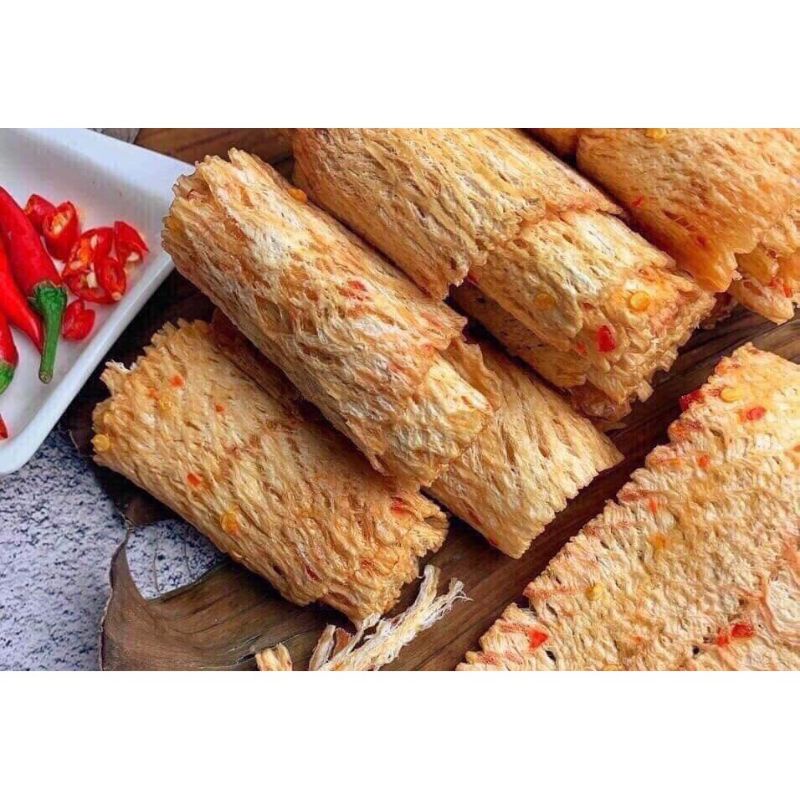 (Q8 sẵn)Khô mực cán tẩm gia vị miếng to dày chuẩn vị Nha Trang 200g