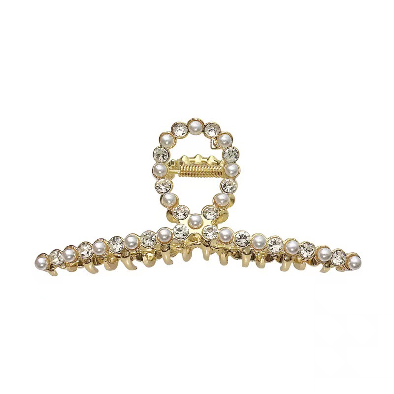 Kẹp tóc nữ đính ngọc trai nhân tạo/đá lấp lánh xinh xắn