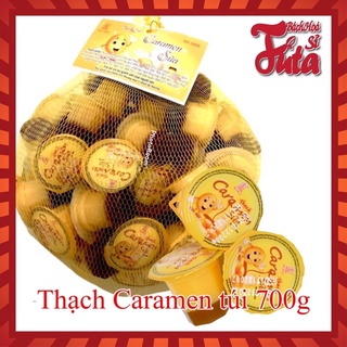 Kẹo _ thạch caramen đức hạnh, túi lưới 700g