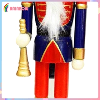 [RAINBOW] Traditional Decoration Soldier Swordsman Nutcracker 12 Inch Gift Drum