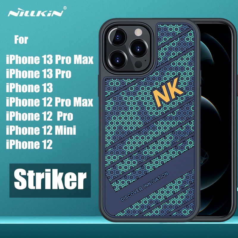Ốp điện thoại NILLKIN STRIKER họa tiết tổ ong cho iPhone 12 Pro Max Mini /  iPhone 13 Pro Max Mini