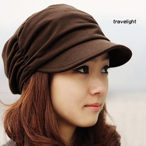 Mũ Lưỡi Trai Thể Thao Chống Nắng Xếp Ly Đơn Giản Thời Trang Cho Nữ