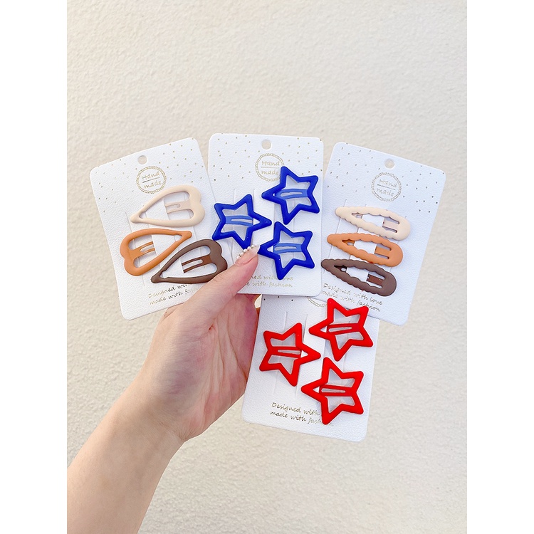 Kẹp Tóc Cỡ Nhỏ Họa Tiết Hoạt Hình Dễ Thương Cho Bé Gái