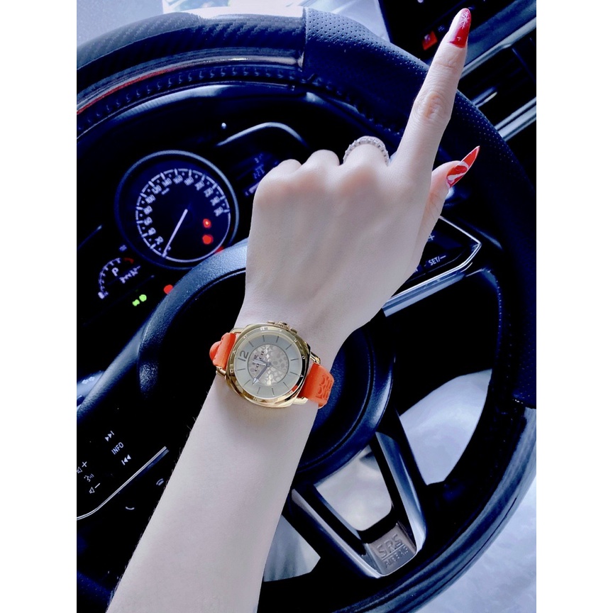 Đồng hồ đeo tay nữ chính hãng, đồng hồ nữ COACH BOYFRIEND dây silicon cao cấp phong cách thời trang trẻ trung sang chảnh
