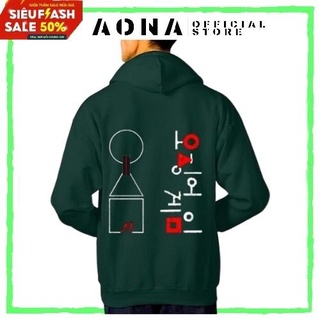 Áo hoddie squid game hot trend- trò chơi con mực unisex aona store mã 727