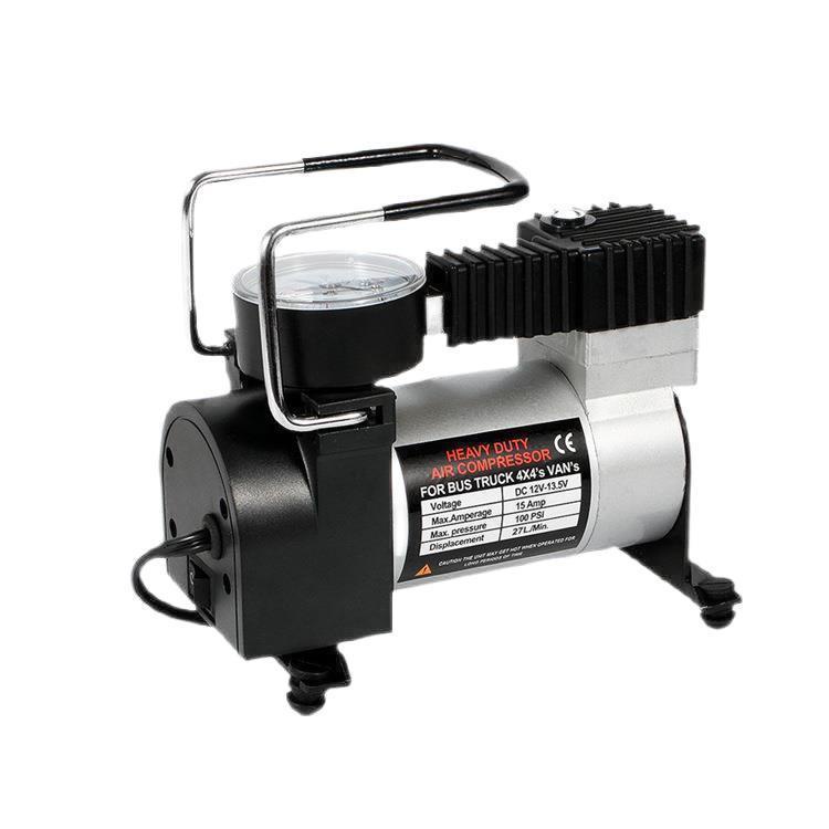 Máy Nén Khí Bơm Hơi Nén Khí Mini 12V bơm hơi ô tô bơm xe máy xe đạp bơm điện bơm lốp xe Trọng Lượng Nhẹ Tay Cầm Vững Chắ