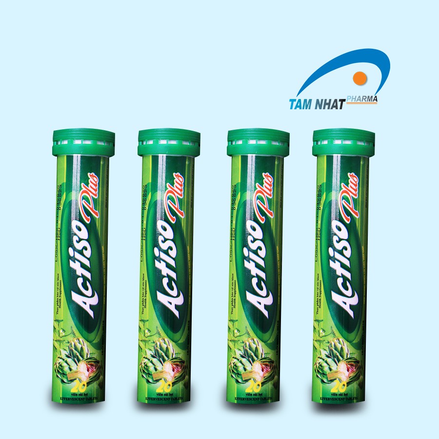 Viên sủi Actiso Plus - Thanh Nhiệt Lợi Mật Mát Gan