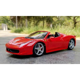 FERRARI 458 SPIDER 1:24 [Red]- Mui trần