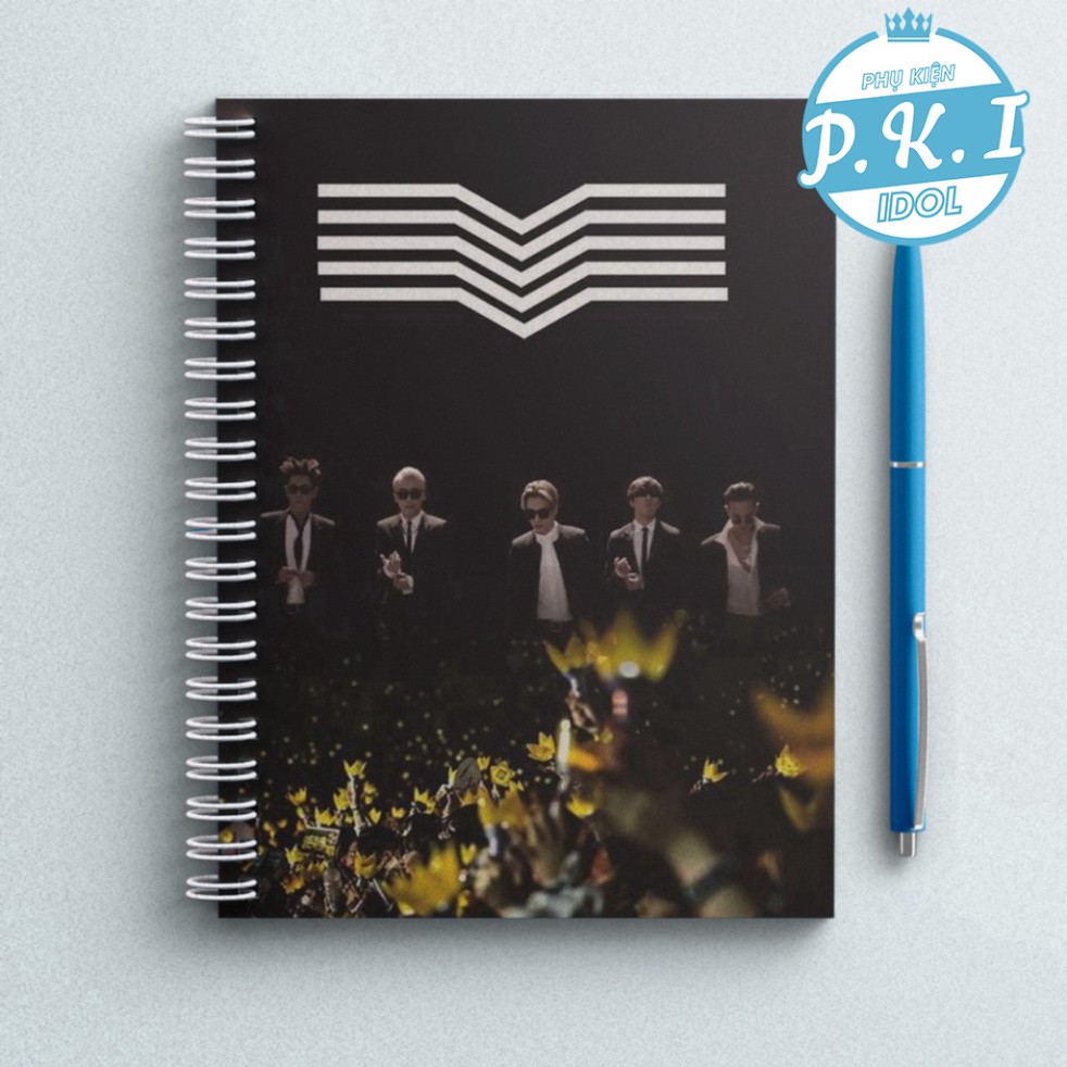 Sổ Còng Notebook IN HÌNH NHÓM NHẠC BIGBANG - QUÀ TẶNG K-POP