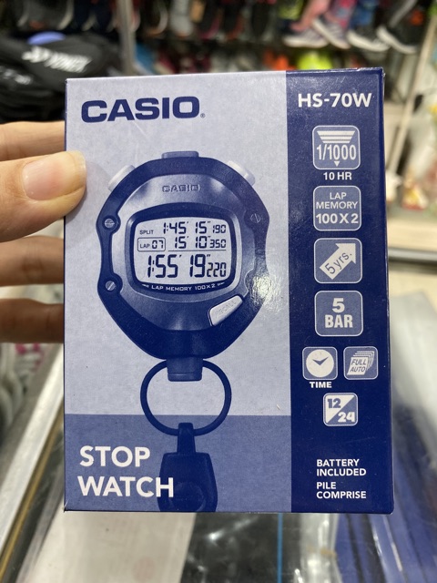 Đồng Hồ Bấm giờ Casio 100 lap