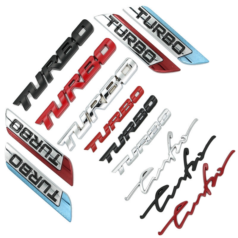 Nhãn Dán Trang Trí Thân Xe Hơi Thể Thao turbo Có Thể Sạc Lại