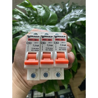 CB Tép 1 pha 20A - 63A "7.5kA''  Vnakip