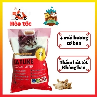 Cát vệ sinh cho mèo Cat Litter - Cát mèo vệ sinh khử mùi diệt khuẩn Catlike 8l