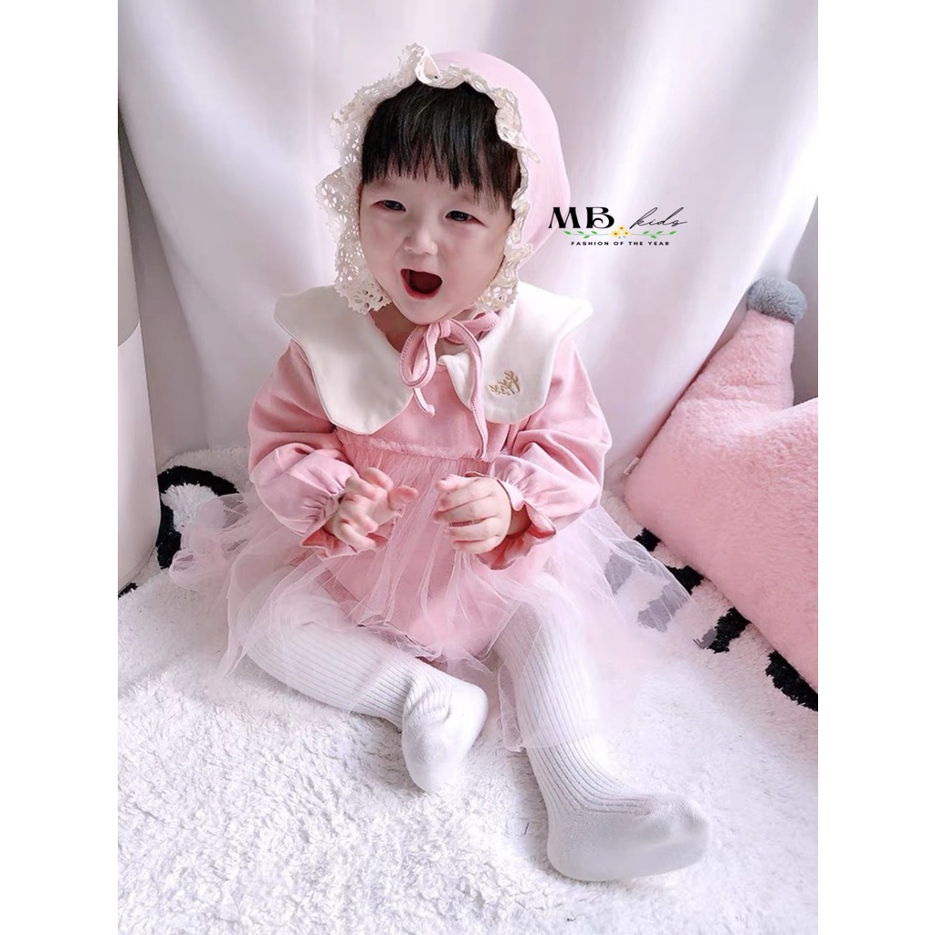 SALE BODY GIẢ VÁY KUTE CHO BÉ GÁI XINH XẮN SIZE  5-15KG(BDGV)