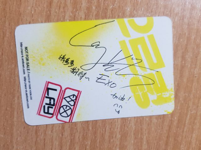 TÁCH LẺ CARD THÀNH VIÊN EXO-M