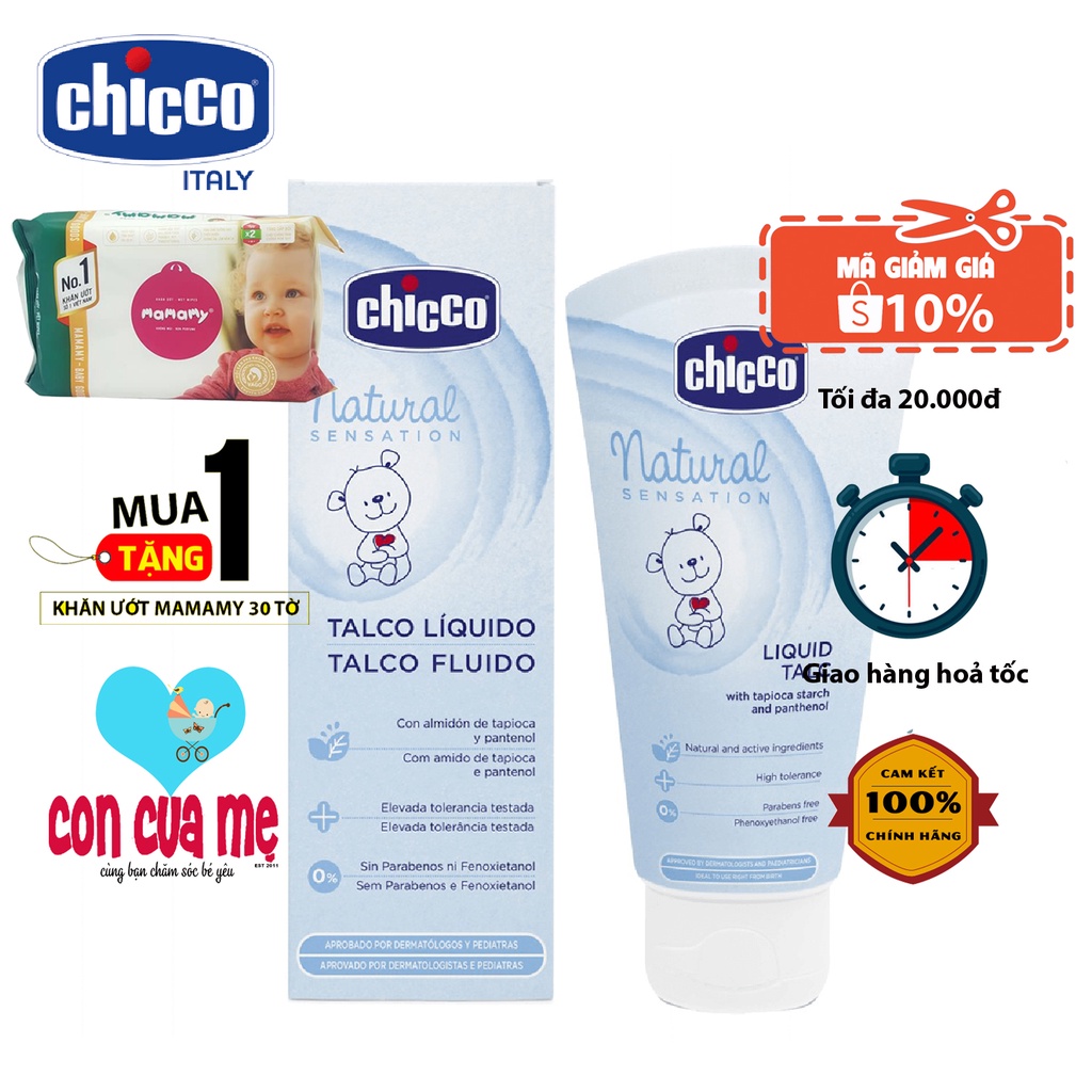 Phấn rôm nước Chicco 0M+ 100ml 115010