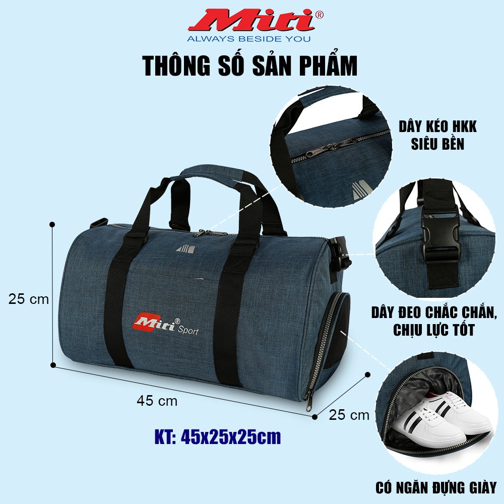 [Mã BMBAU50 giảm 7% tối đa 50K đơn 99K] Túi Du Lịch Xách Tay Thời Trang Chất Liệu Cao Cấp Trượt Nước Tốt MITI DL22042