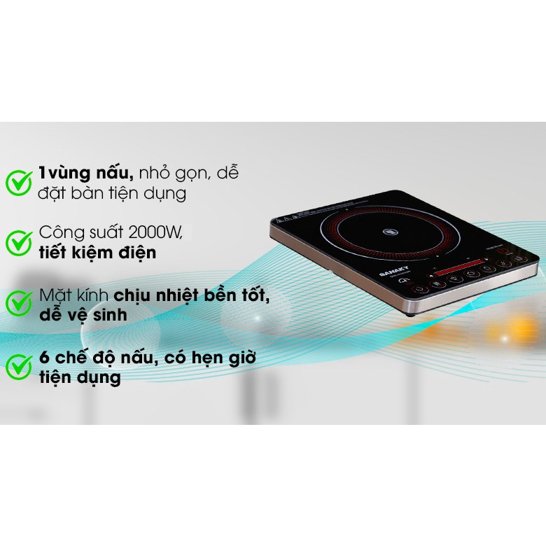 Bếp hồng ngoại Sanaky SNK-2103HG