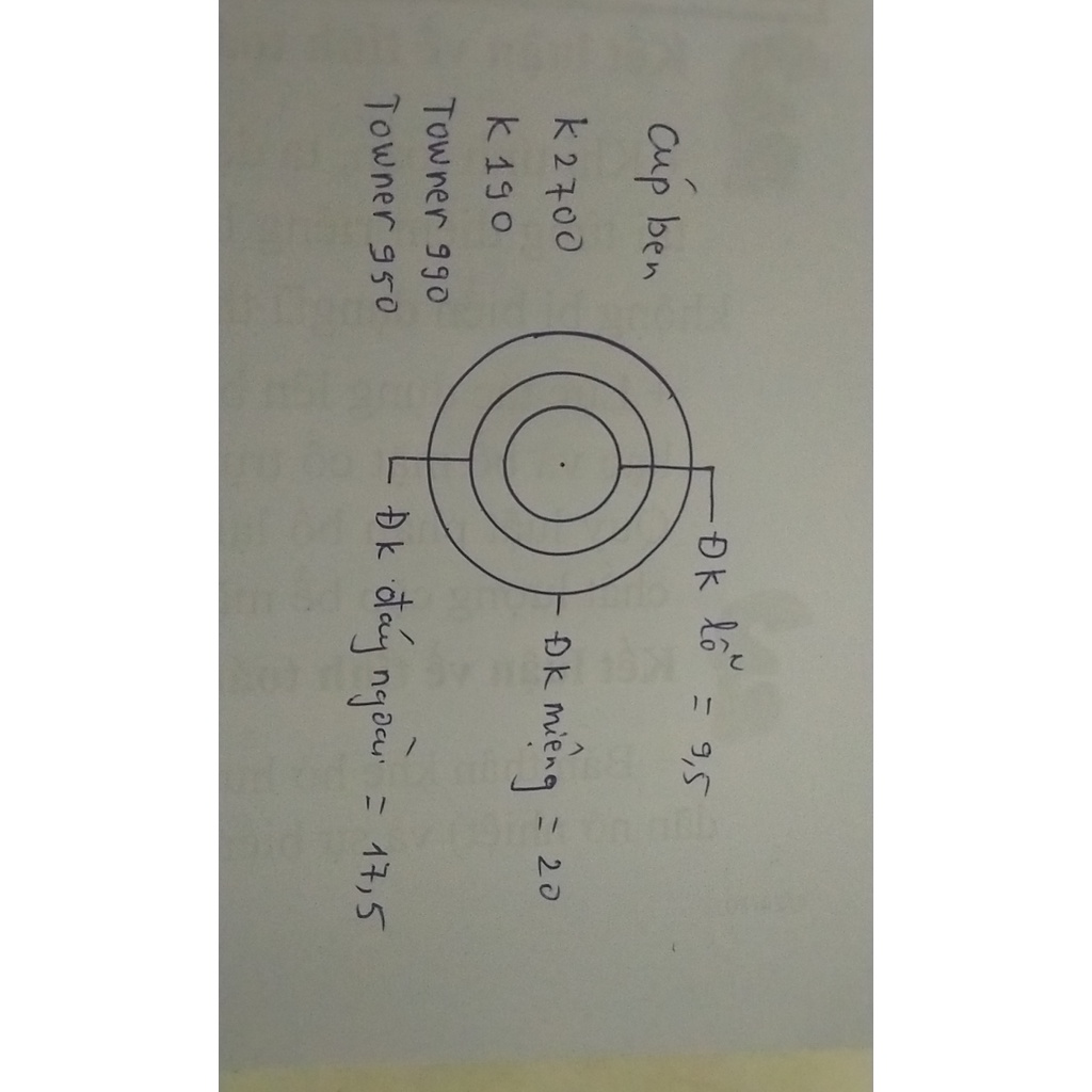 Cúp ben heo bánh sau, cúp ben xy lanh bánh sau xe K2700/K190/TOWNER950/TOWNER990