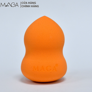 Mút trang điểm hình hồ lô MAGA size lớn màu cam