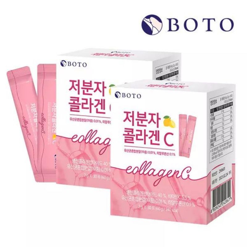 Collagen C Boto dạng bột uống Hàn Quốc hộp 30 gói, Collagen đẹp da Hàn Quốc | BigBuy360 - bigbuy360.vn