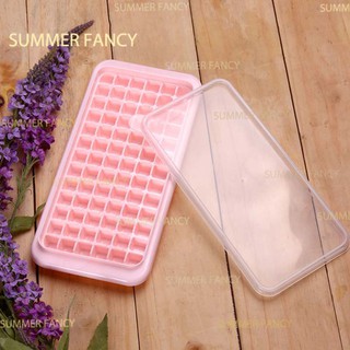 Khuôn 78 viên vuông có nắp khay đá thạch rau câu mini - ice cube tray with lid