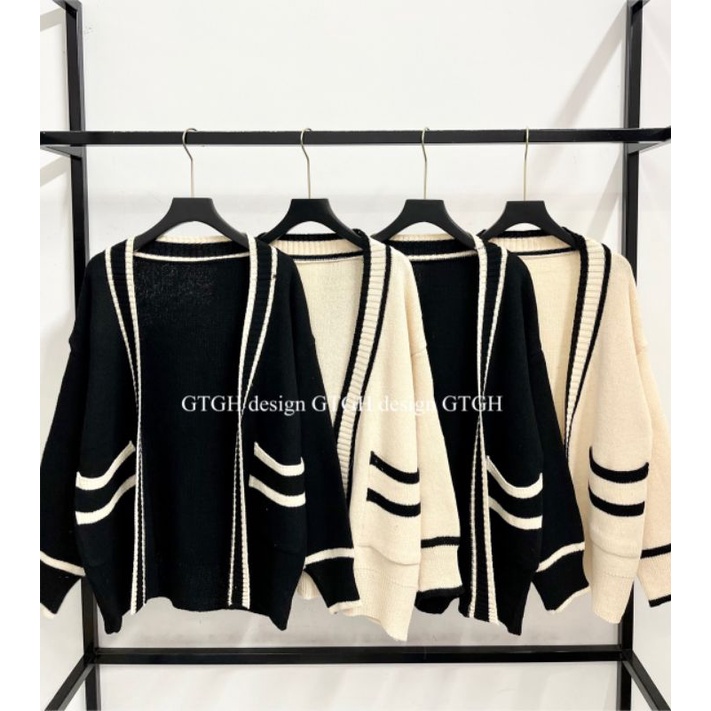 Áo khoác len viền hàng QCL1