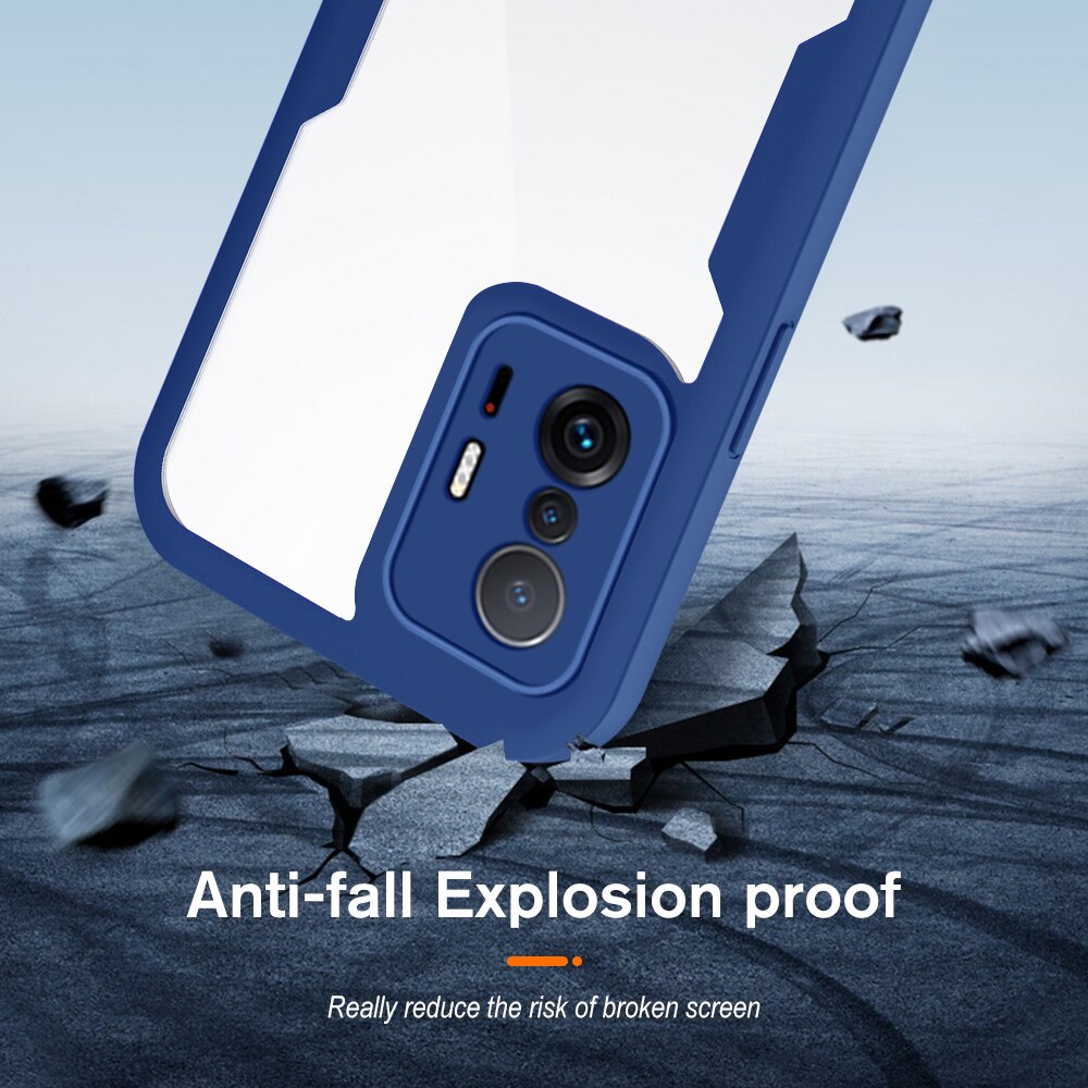 360°Full Cover Case For Xiaomi 11T Pro 6.67" Front Back Protective Cover For Xiaomi Mi 11TPro Xiamoi 11 T Pro Shockproof Shell
