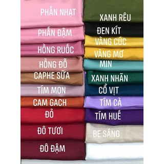 Áo tấc nhiều màu